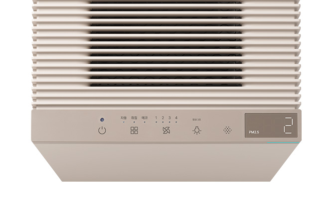 실내 미세먼지 수치를 직관적으로 알려 주는 인디케이터