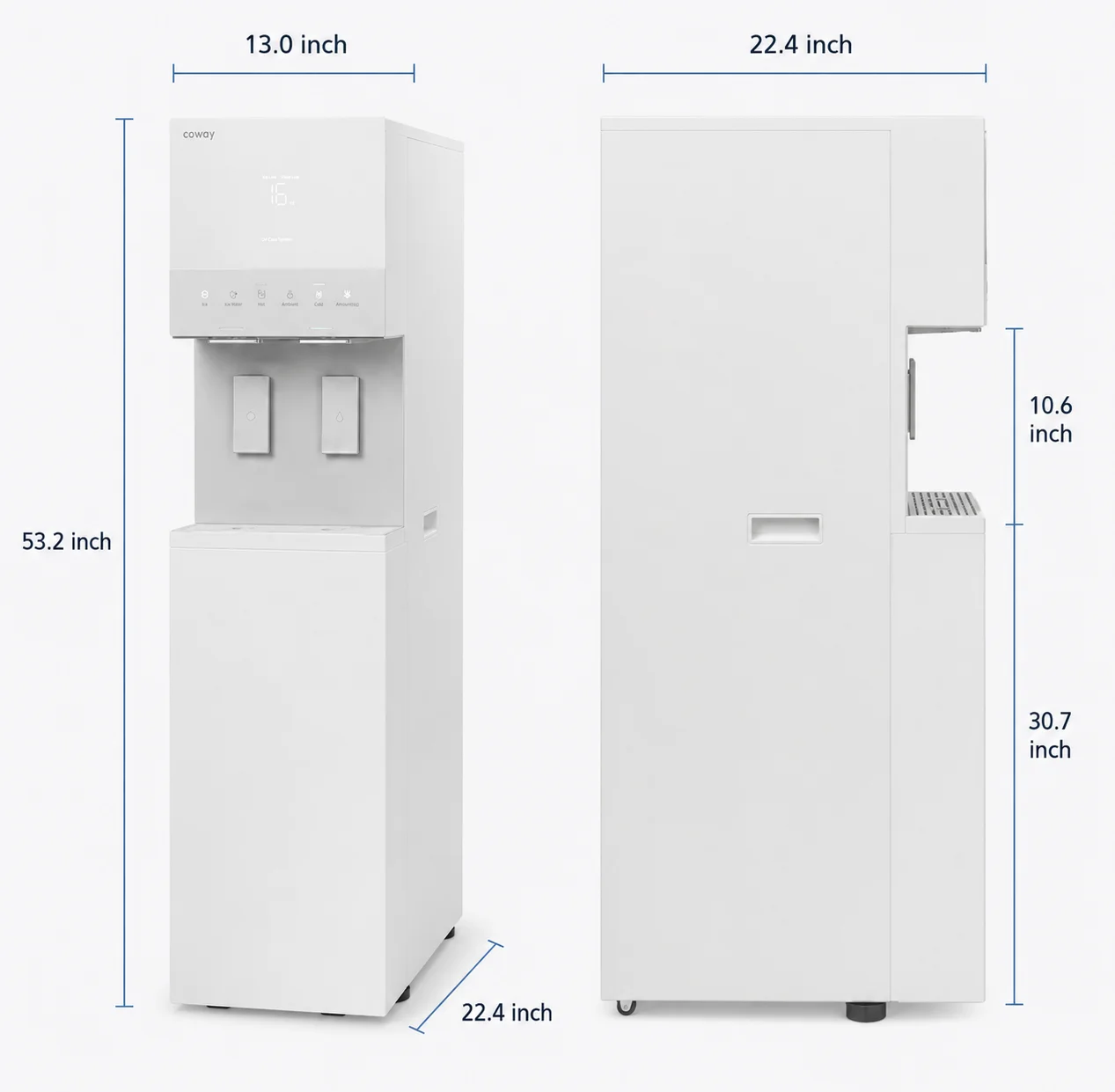 ICE STAND 3.0 CHPI-5820L: 加高出水口，无需弯腰使用
