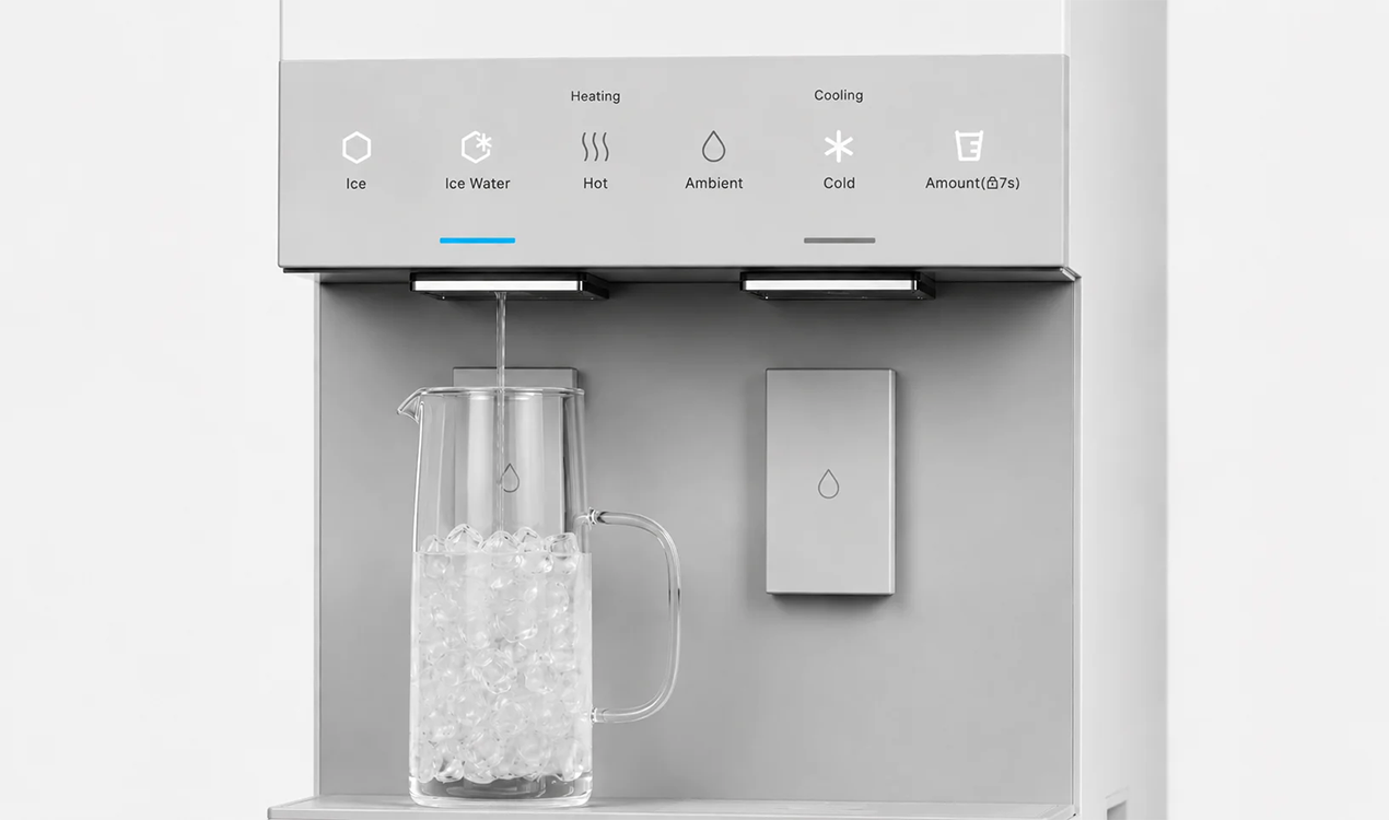 ICE STAND 3.0 CHPI-5820L: 一键触控'冰水'按钮 冰块与水同时出水